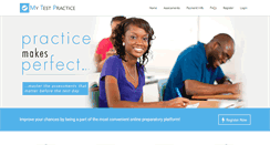 Desktop Screenshot of mytestpractice.com